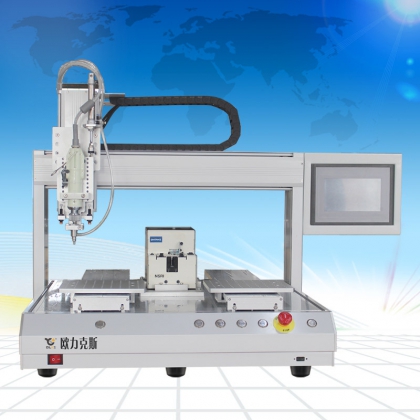 自动锁螺丝机厂家直销吸附式双工位单电批触摸屏