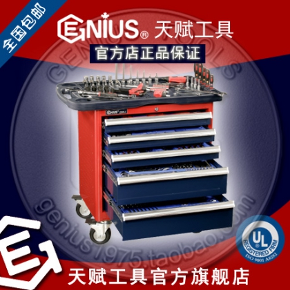 加拿大天赋工具MS-236TS 236件套公制综合工具配工具车Genius 022-88132558