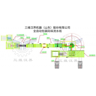 全自动包装码垛流水线